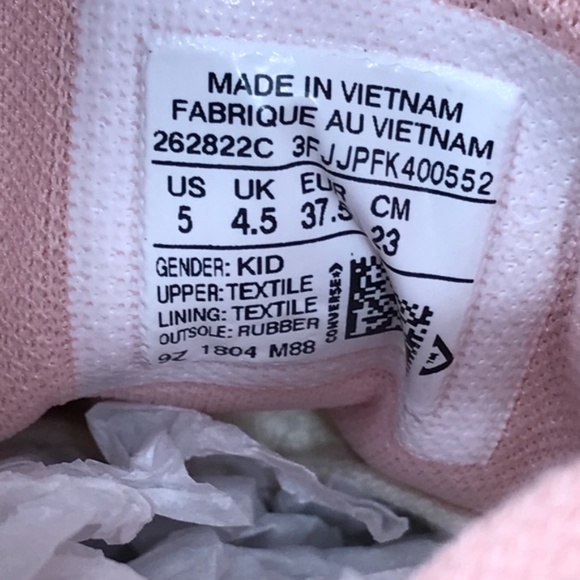 Converse One Star Ox Pink Egret Desert Peach Shoes - Picture 7 of 8